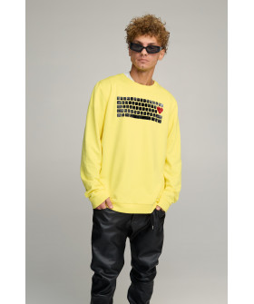 Світшот чоловічий OVERSIZE /no flis/
