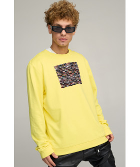 Світшот чоловічий OVERSIZE /no flis/