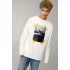 Sweatshirt men's OVERSIZE /no flis/