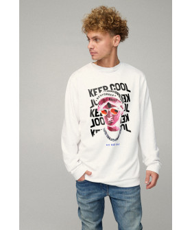 Світшот чоловічий OVERSIZE /no flis/
