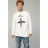 Sweatshirt men's OVERSIZE /no flis/