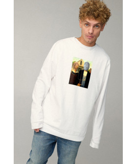 Свитшот мужской OVERSIZE /no flis/