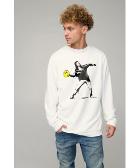 Світшот чоловічий OVERSIZE /no flis/
