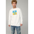 Sweatshirt men's OVERSIZE /no flis/