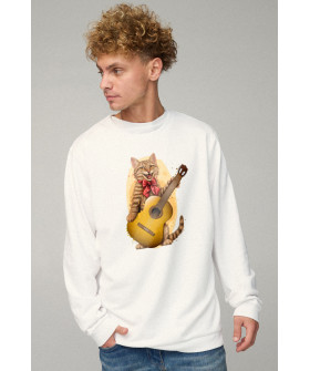 Sweatshirt men's OVERSIZE /no flis/