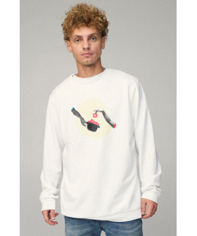 Світшот чоловічий OVERSIZE /no flis/