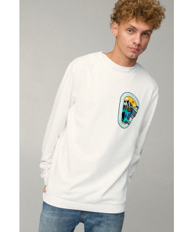 Sweatshirt men's OVERSIZE /no flis/
