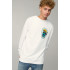 Sweatshirt men's OVERSIZE /no flis/