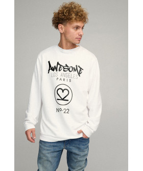 Світшот чоловічий OVERSIZE /no flis/