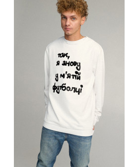 Світшот чоловічий OVERSIZE /no flis/