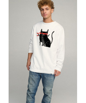 Світшот чоловічий OVERSIZE /no flis/