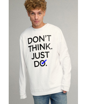 Світшот чоловічий OVERSIZE /no flis/