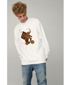 Світшот чоловічий OVERSIZE /no flis/