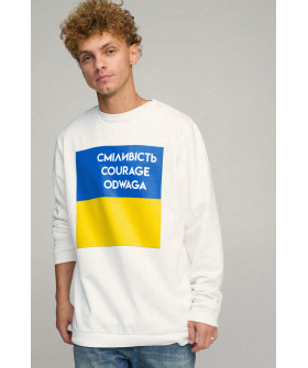 Sweatshirt men's OVERSIZE /no flis/