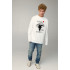 Sweatshirt men's OVERSIZE /no flis/