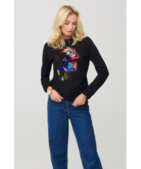 Women's sweatshirt basic /no flis/ 