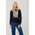 Women's sweatshirt basic /no flis/