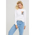 Women's sweatshirt basic /no flis/