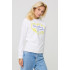 Women's sweatshirt basic /no flis/