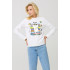 Women's sweatshirt basic /no flis/