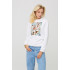Women's sweatshirt basic /no flis/