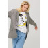Women's sweatshirt basic /no flis/