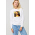 Women's sweatshirt basic /no flis/