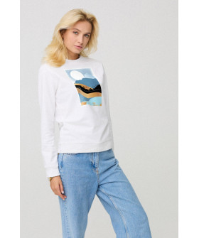 Women's sweatshirt basic /no flis/ 