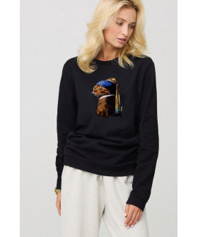 Свитшот женский oversize /no flis/ 
