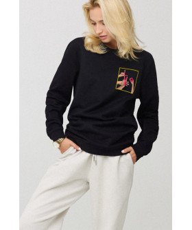 Свитшот женский oversize /no flis/ 