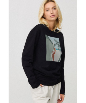Світшот жіночий oversize  /no flis/ 