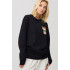 Sweatshirt for women oversize /no flis/