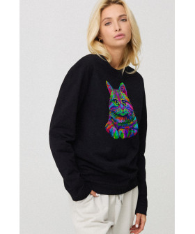Свитшот женский oversize /no flis/ 