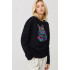 Свитшот женский oversize /no flis/