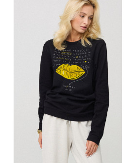 Свитшот женский oversize /no flis/ 