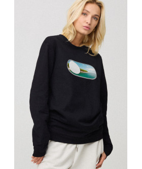 Свитшот женский oversize /no flis/ 