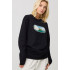 Свитшот женский oversize /no flis/