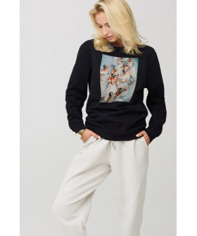Світшот жіночий oversize  /no flis/ 