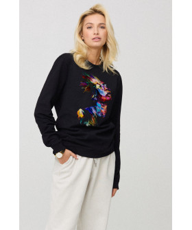 Свитшот женский oversize /no flis/ 