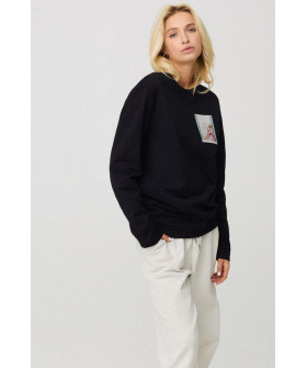 Свитшот женский oversize /no flis/ 