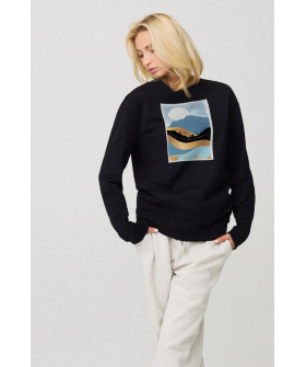 Свитшот женский oversize /no flis/ 