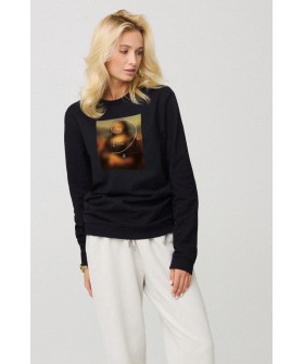 Свитшот женский oversize /no flis/ 