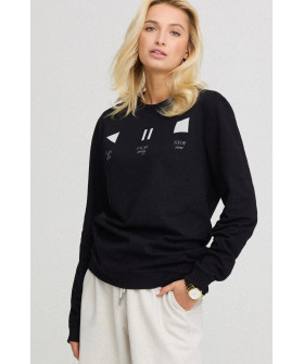 Свитшот женский oversize /no flis/ 
