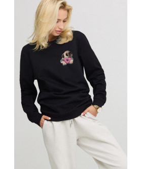 Свитшот женский oversize /no flis/ 