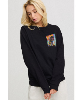 Свитшот женский oversize /no flis/ 