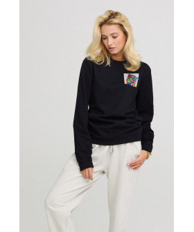 Свитшот женский oversize /no flis/ 