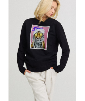 Світшот жіночий oversize  /no flis/ 