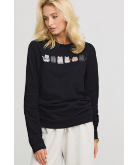 Свитшот женский oversize /no flis/ 