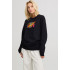Свитшот женский oversize /no flis/