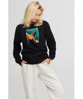 Свитшот женский oversize /no flis/ 
